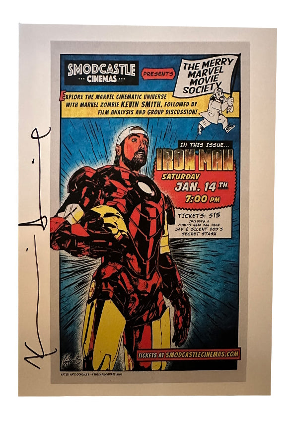 Merry Marvel Movie Society Signed Print 8x10