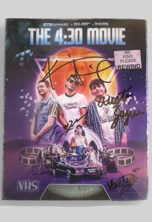 The 4:30 Movie 4K Blu-ray Steelbook -Signed by Kevin Smith, Harley Quinn Smith, Austin Zajur & Ernie O'Donnell