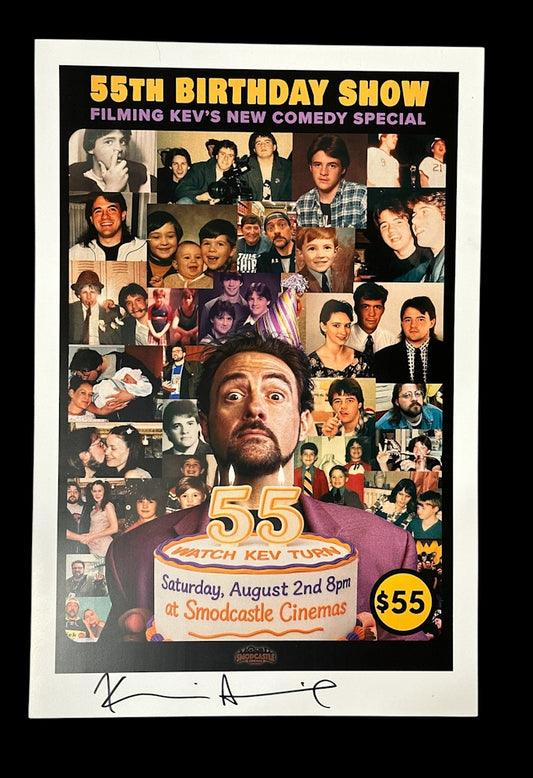 55th Birthday Comedy Show (Includes 3 Ballons) - Signed Print 12x18
