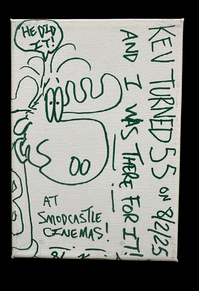 55th Birthday Comedy Show Artwork by Kevin Smith 5"x7" (B)