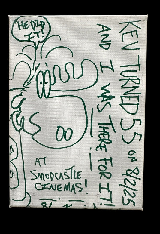 55th Birthday Comedy Show Artwork by Kevin Smith 5"x7" (B)