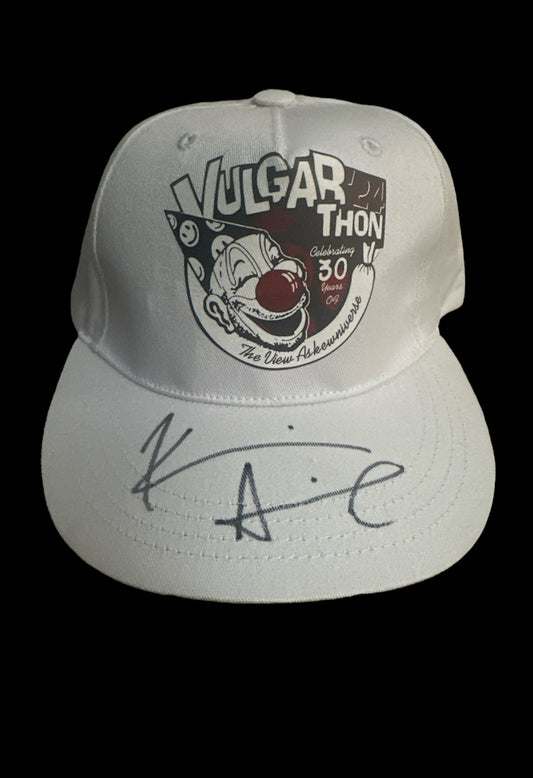 Vulgarthon 2024 White Signed Hat