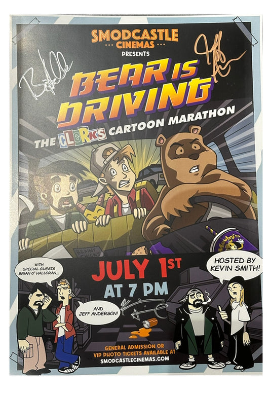 Bear is Driving - Signed Print 12x18